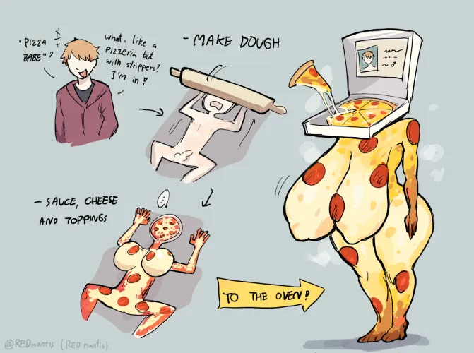 Thumbnail REDmant1s Unveils Pizza Transformation Artwork