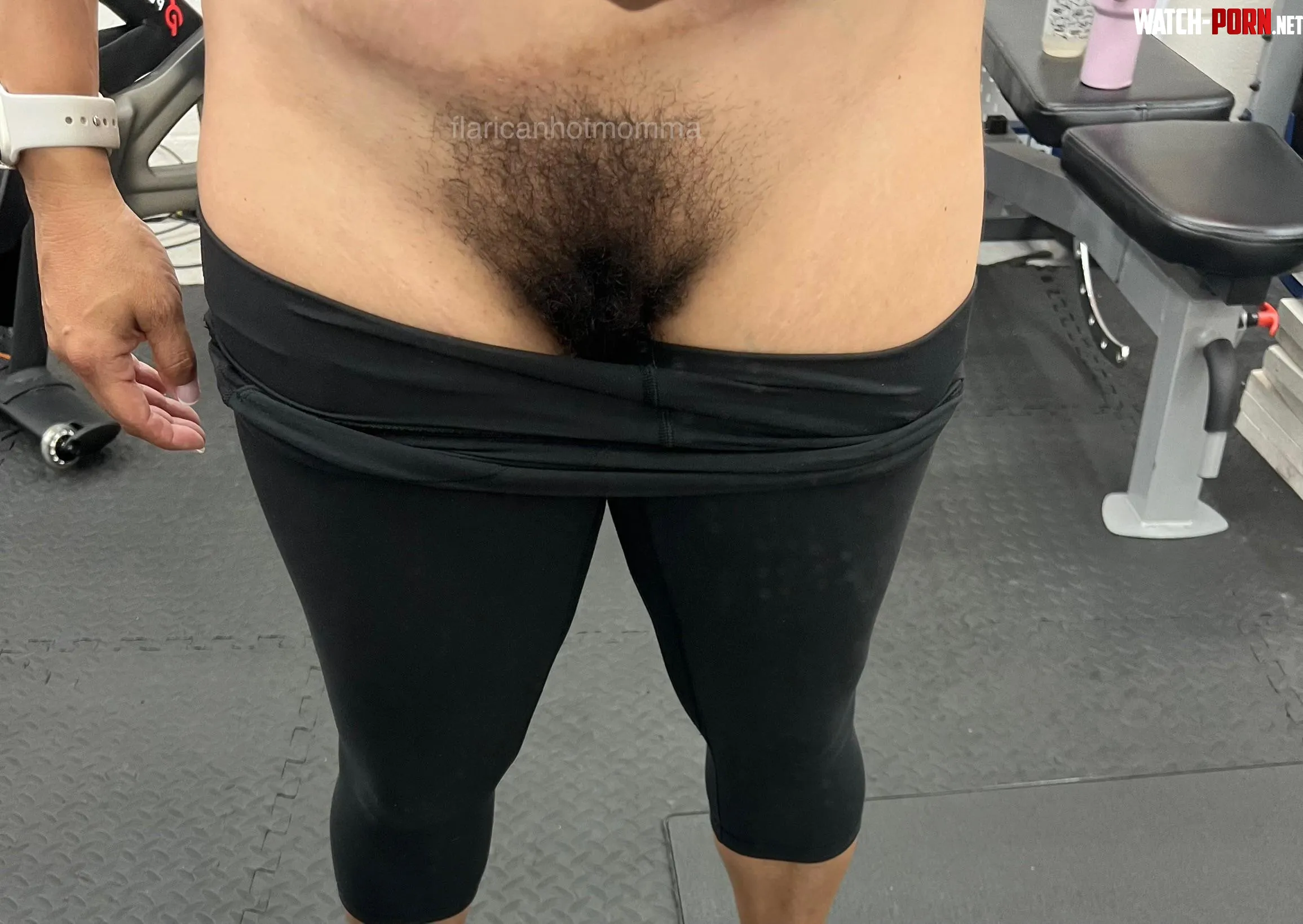 I rarely wear panties when I workout by FlaRicanHotMomma