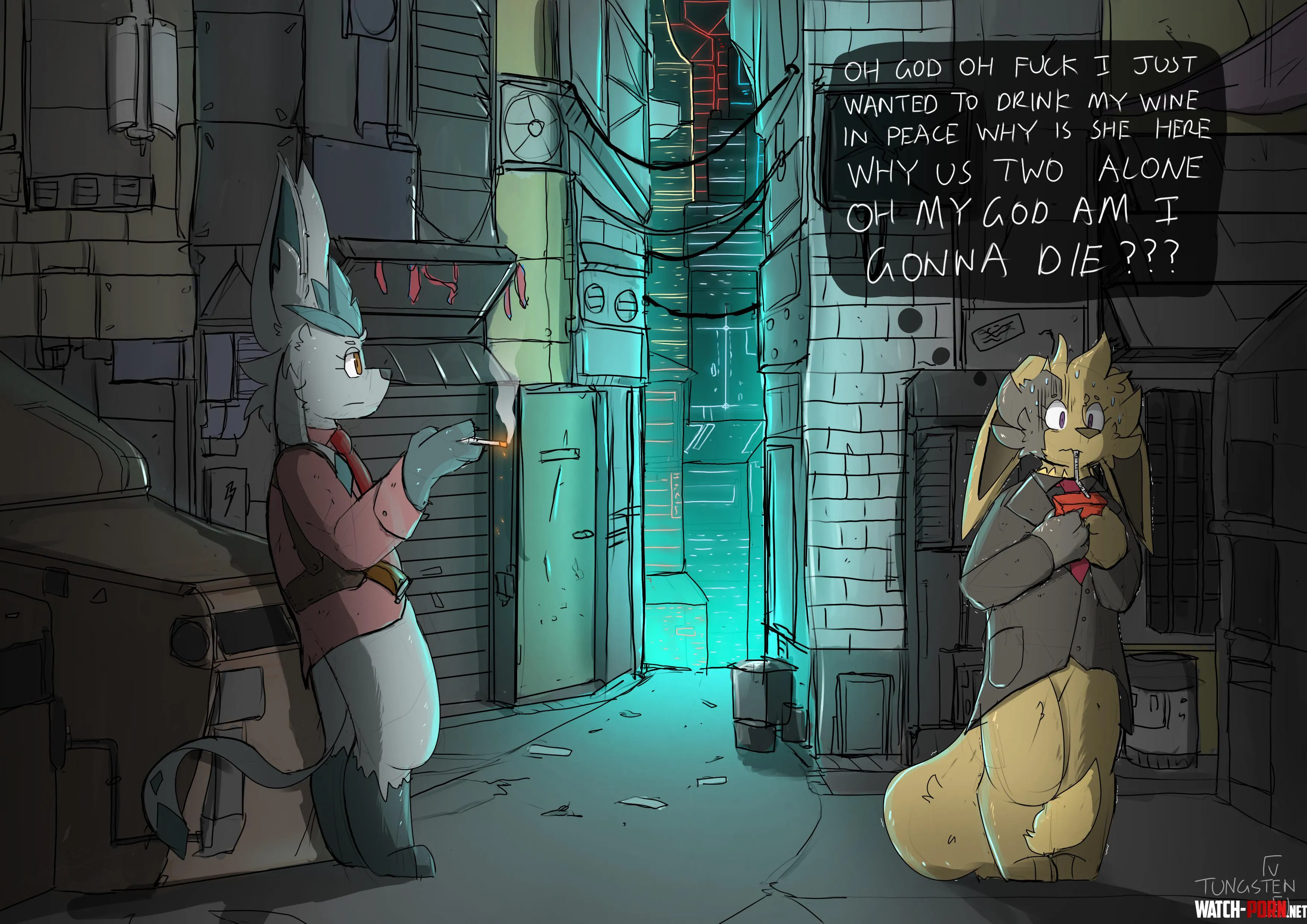 Unwanted company by TungstenEevee
