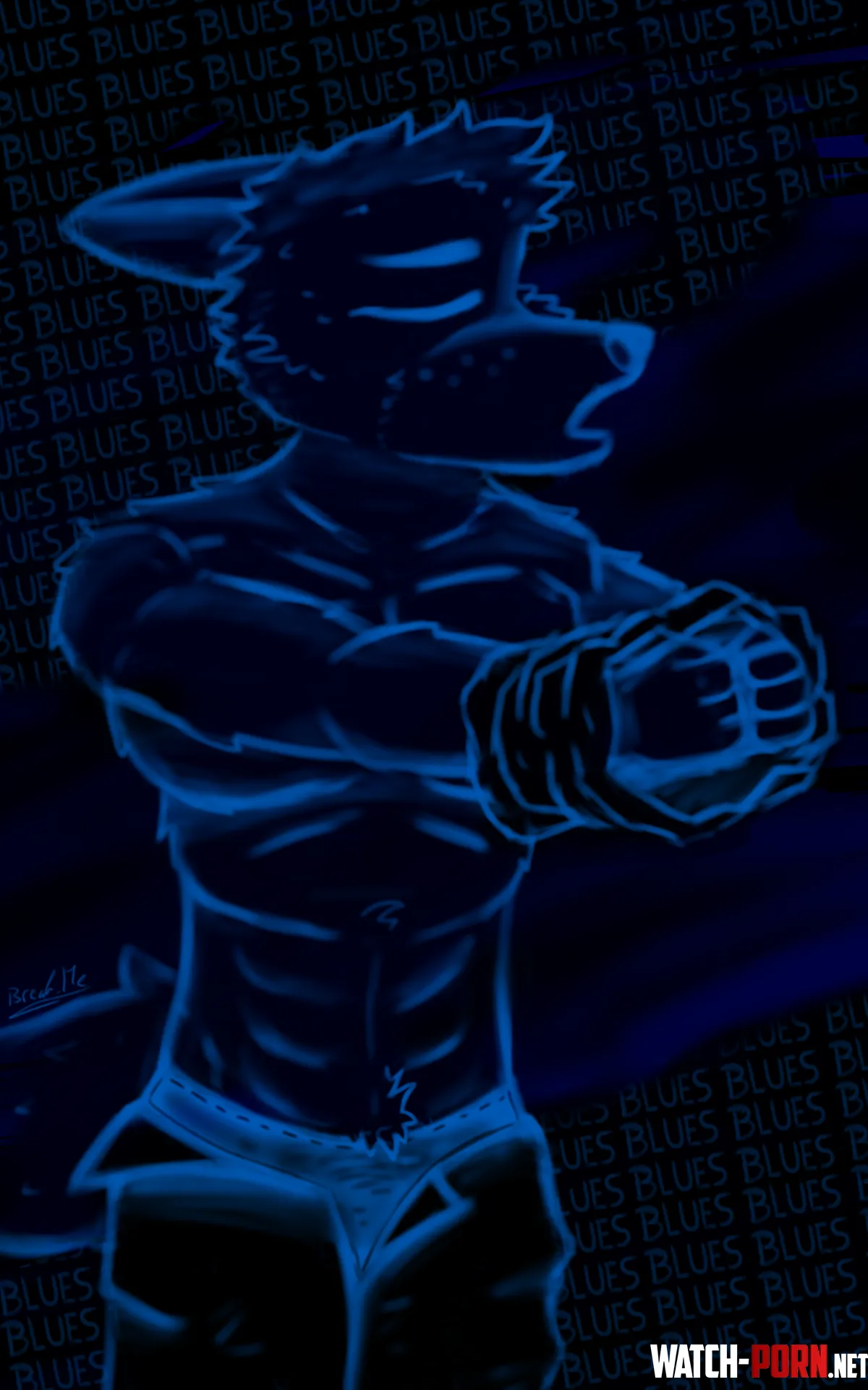 Blues Slightly suggestive by Le_Break