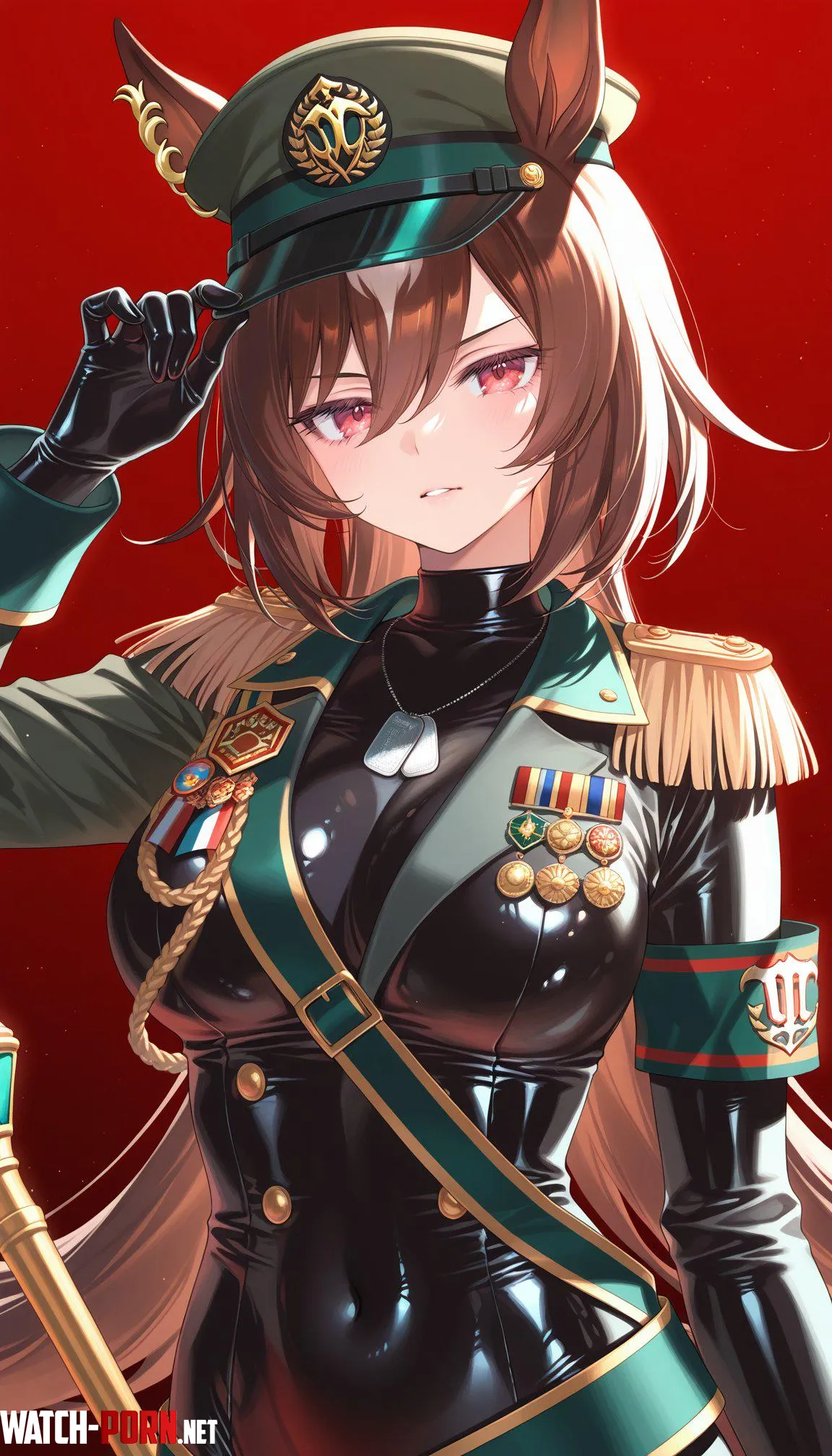 Rubber General Sirius Uma Musume by CheetahSperm18