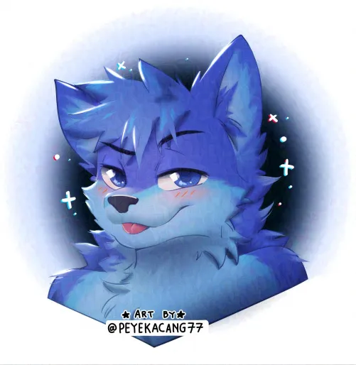 Thumbnail peyekacang77_ Presents: Charming Bleep | Furry Art