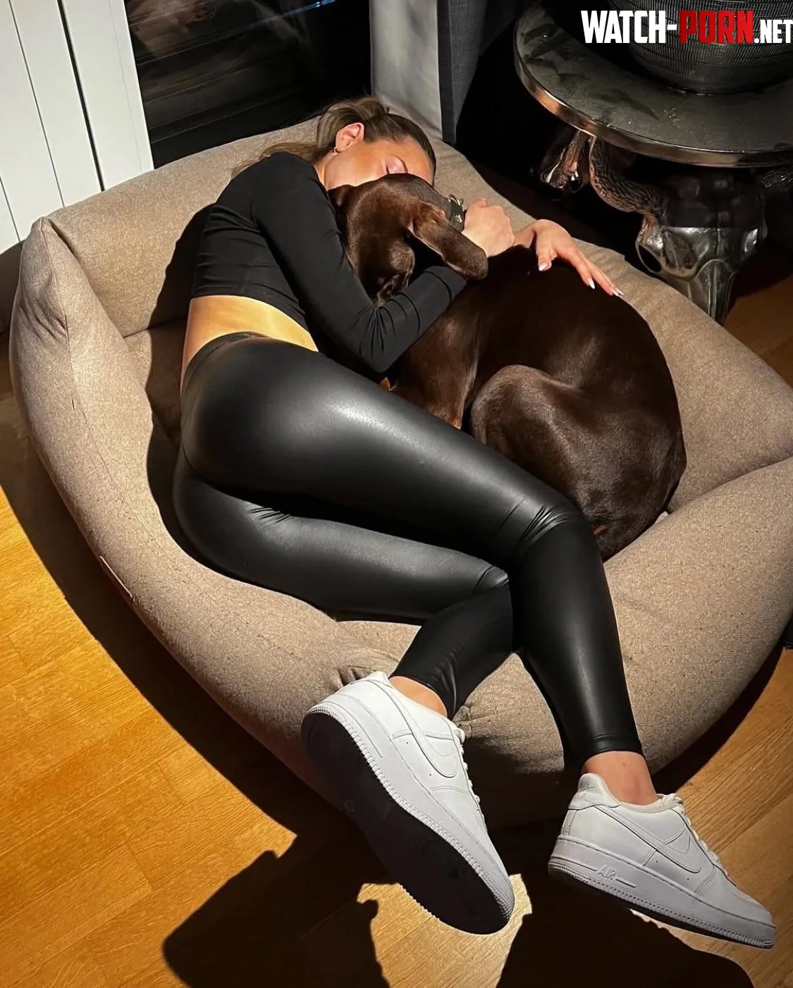 Skintight leather a warm body and the perfect bodyguardwhats your next move by Low_Hyena_603