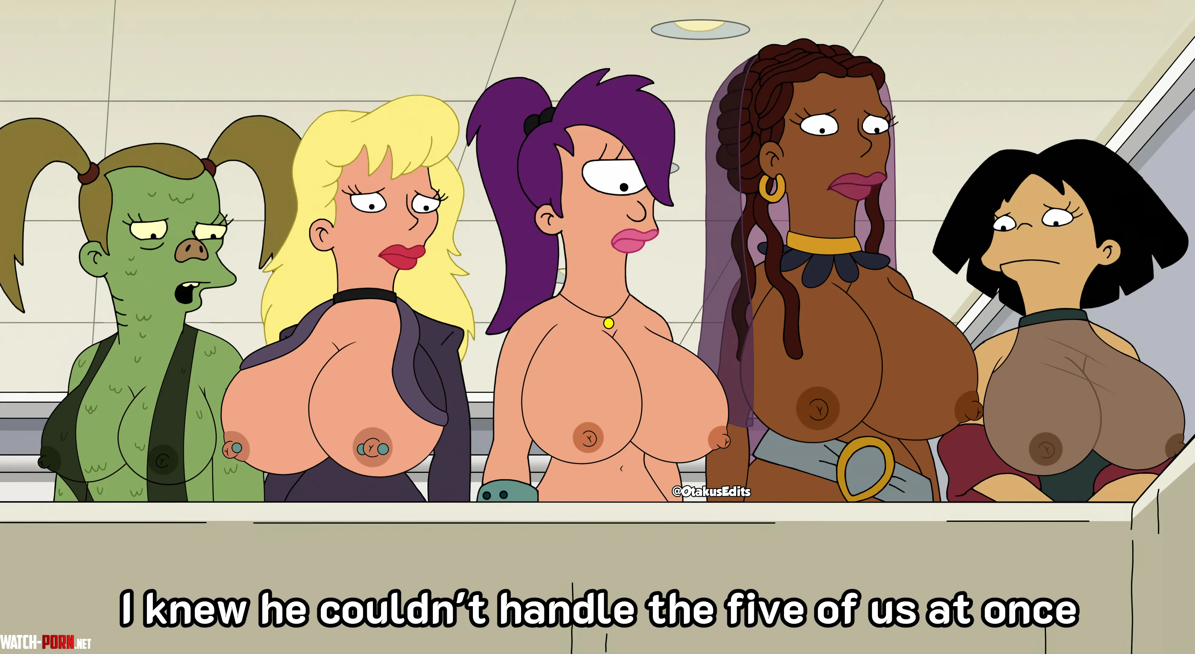 Leela Amy Labarbara OtakusEdits Futurama by AlgoParaOtakus