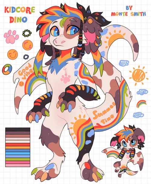 Thumbnail Kidcore Dino Design - montesmith_'s Creative Showcase