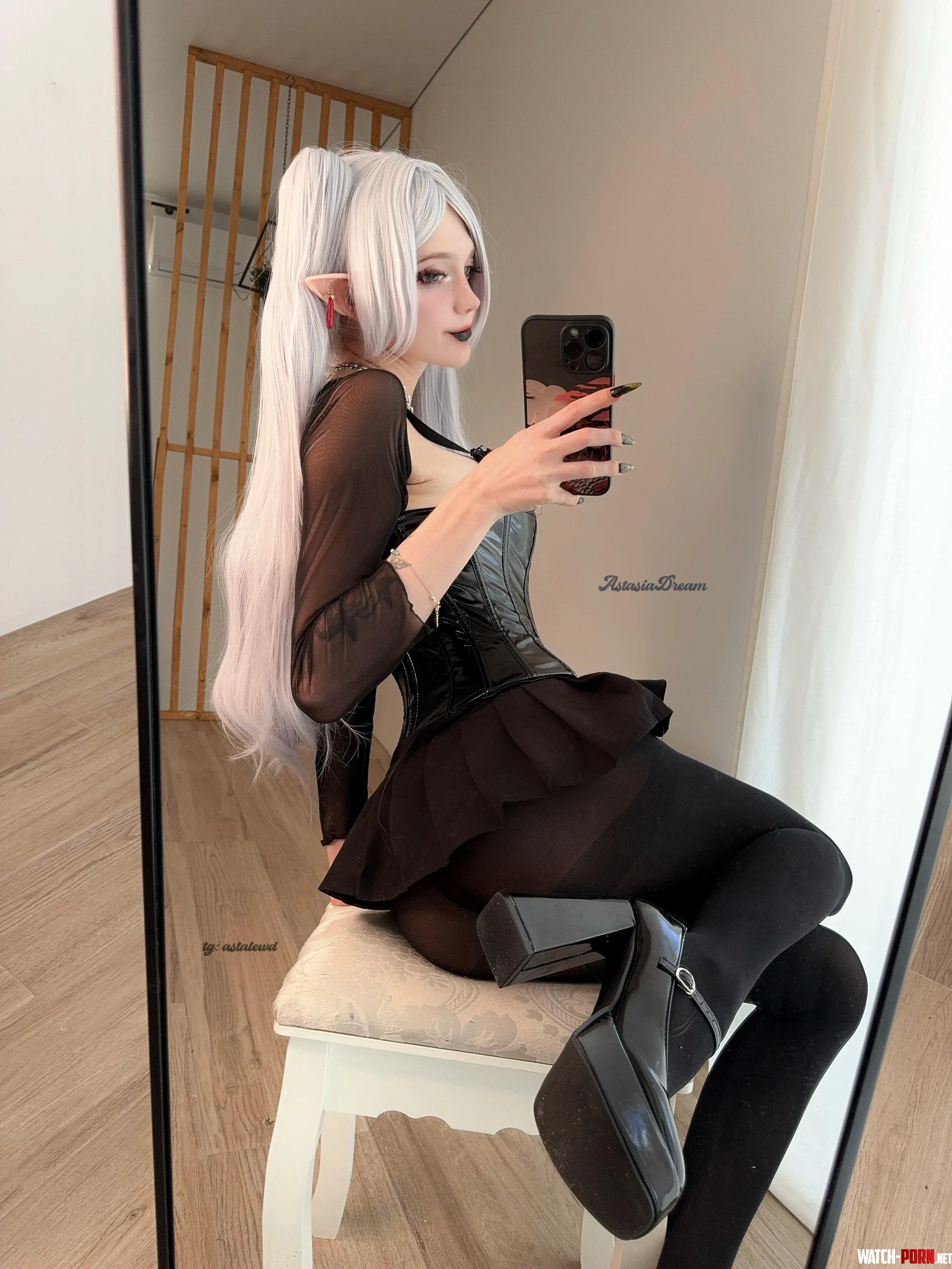 Goth GF Frieren by AstasiaDream by AstasiaDream