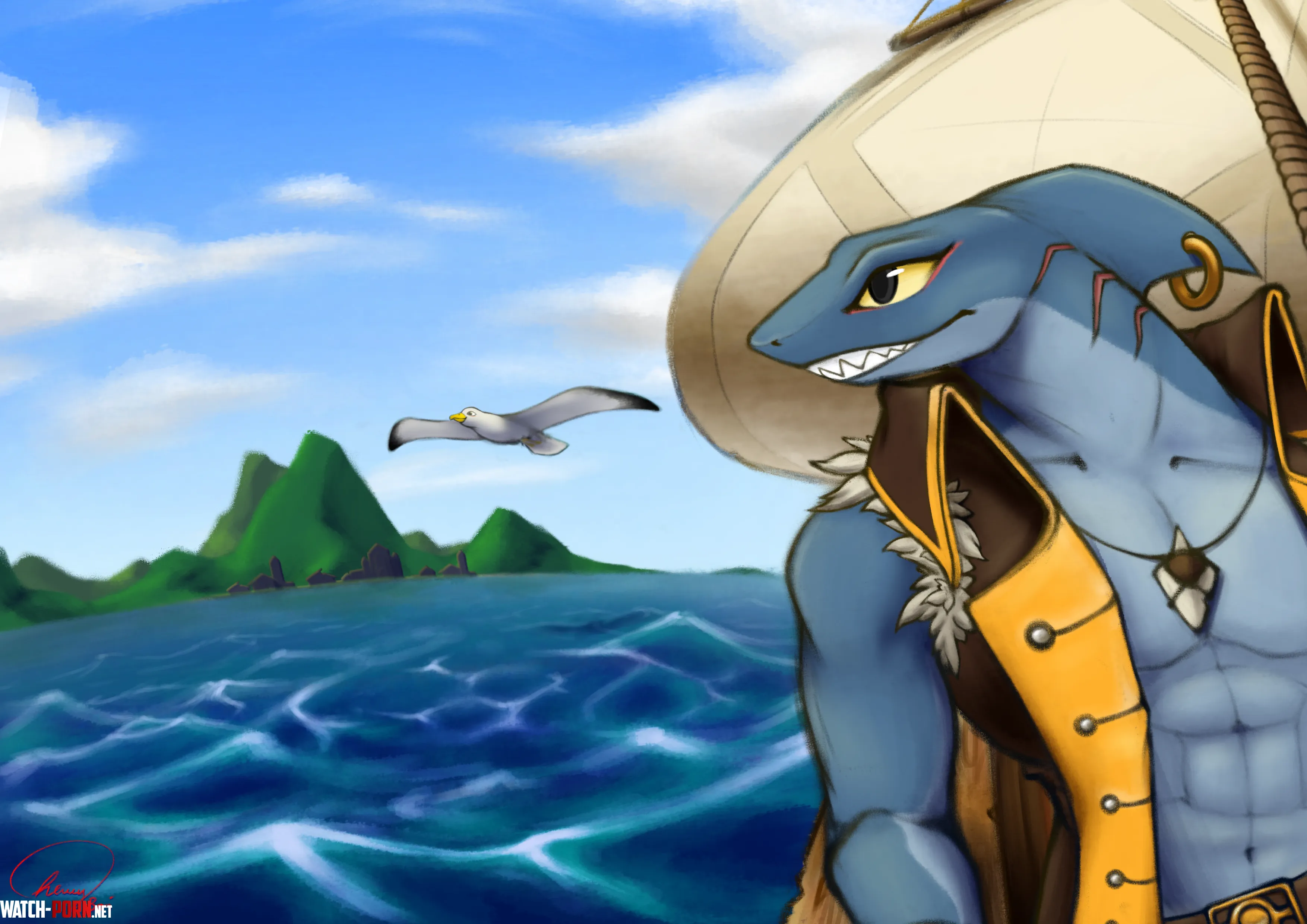 Slade from dungeon of aether by chewyboi123