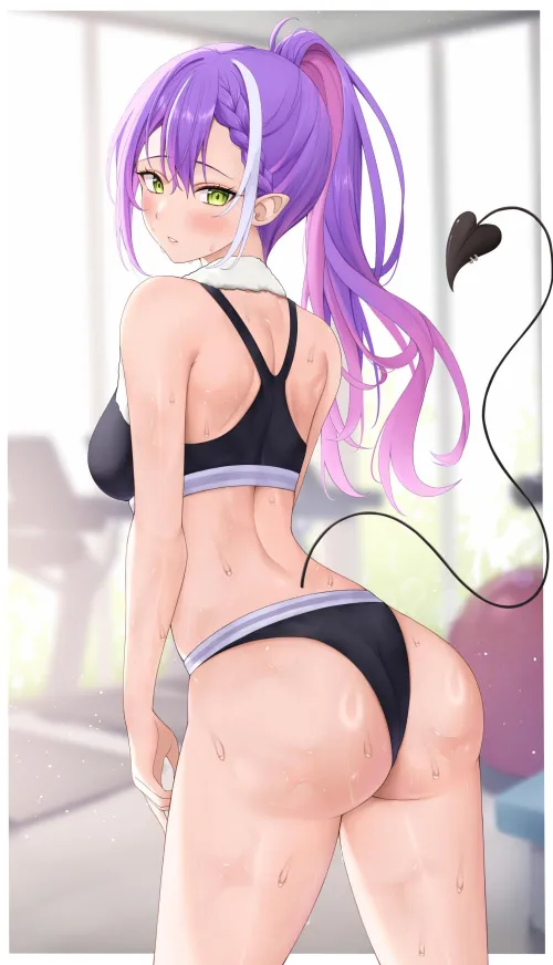 Thumbnail Silent_Steak_9540 Shares Towa's Sweaty Training in thighdeology