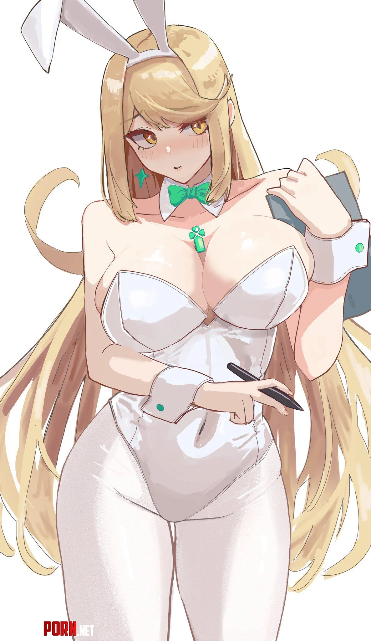 Bunny Mythra Xenoblade by kitten_bb-