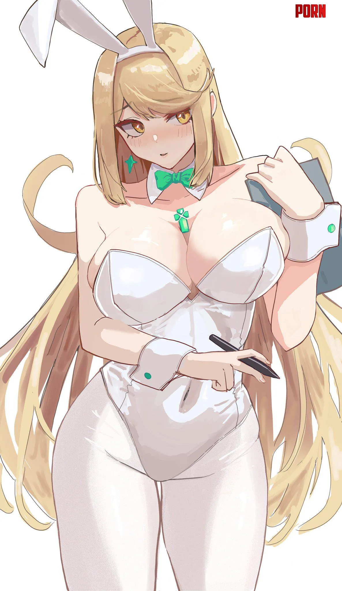 Bunny Mythra Xenoblade by kitten_bb-