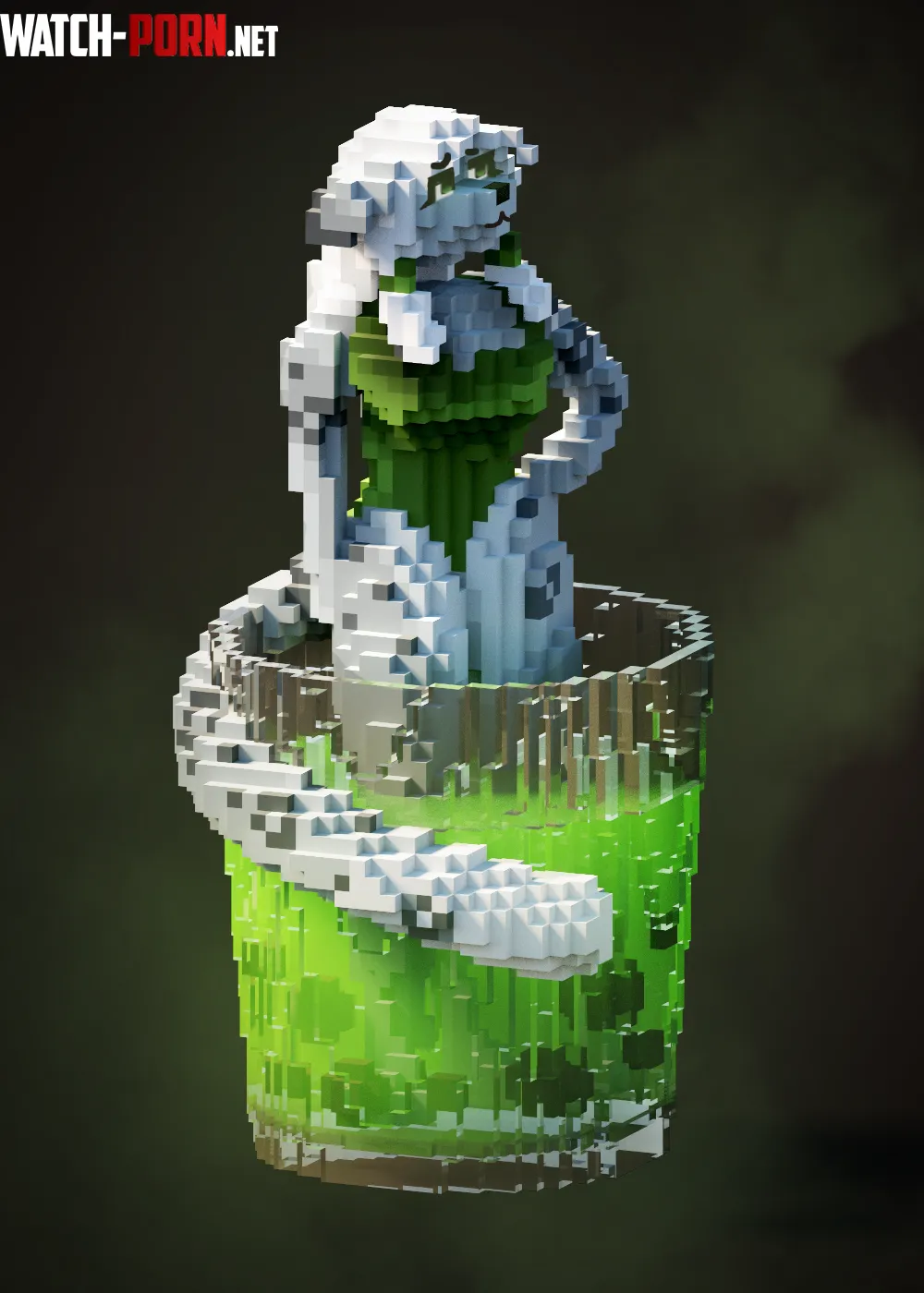 Furry vodka shot by Maciek_Voxel