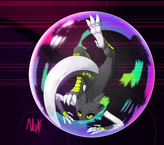 Thumbnail Immersive Art: Naximi's 'Stuck in a Bubble' | Furry