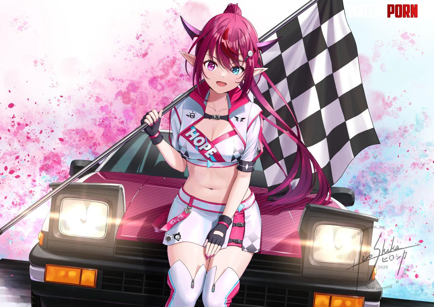 Race Queen IRyS Hololive by ladylavaender