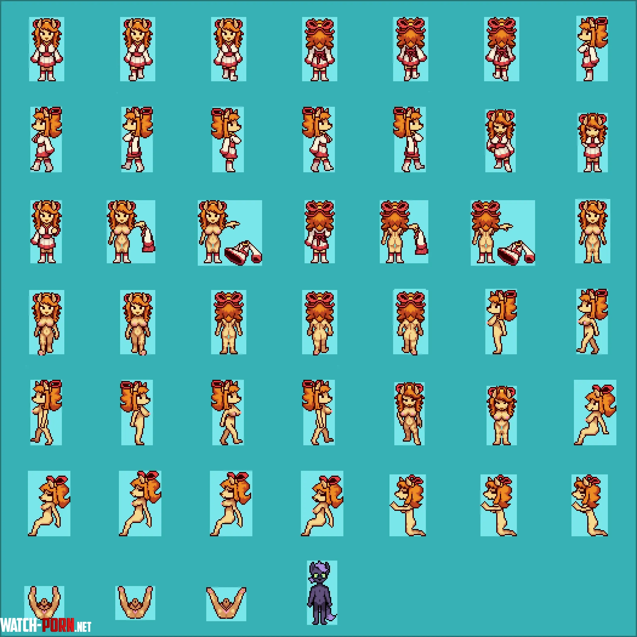 Ceroba MILFroba sprite sheet  Chujin by Infamous_Effect7977