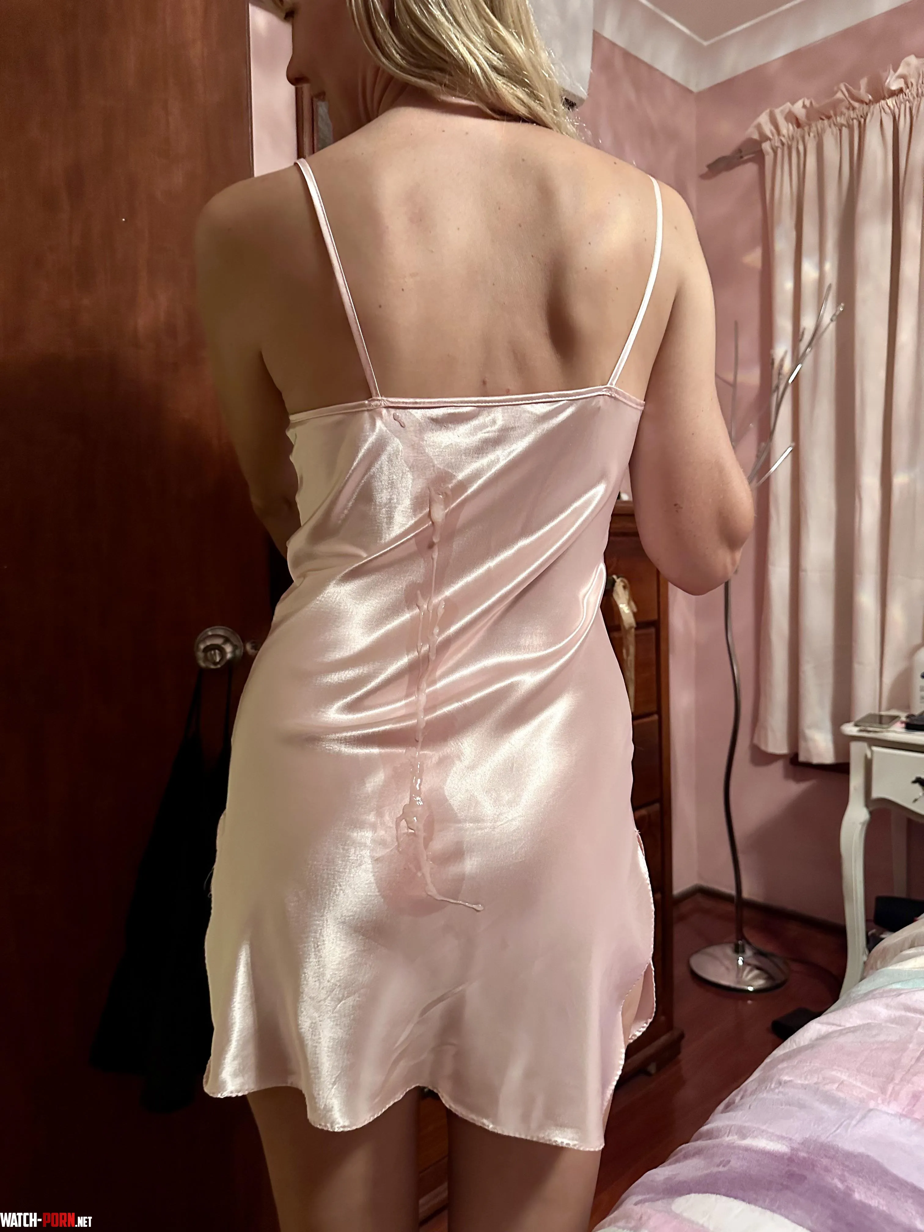 Bedtime mess on satin by S3xySarah