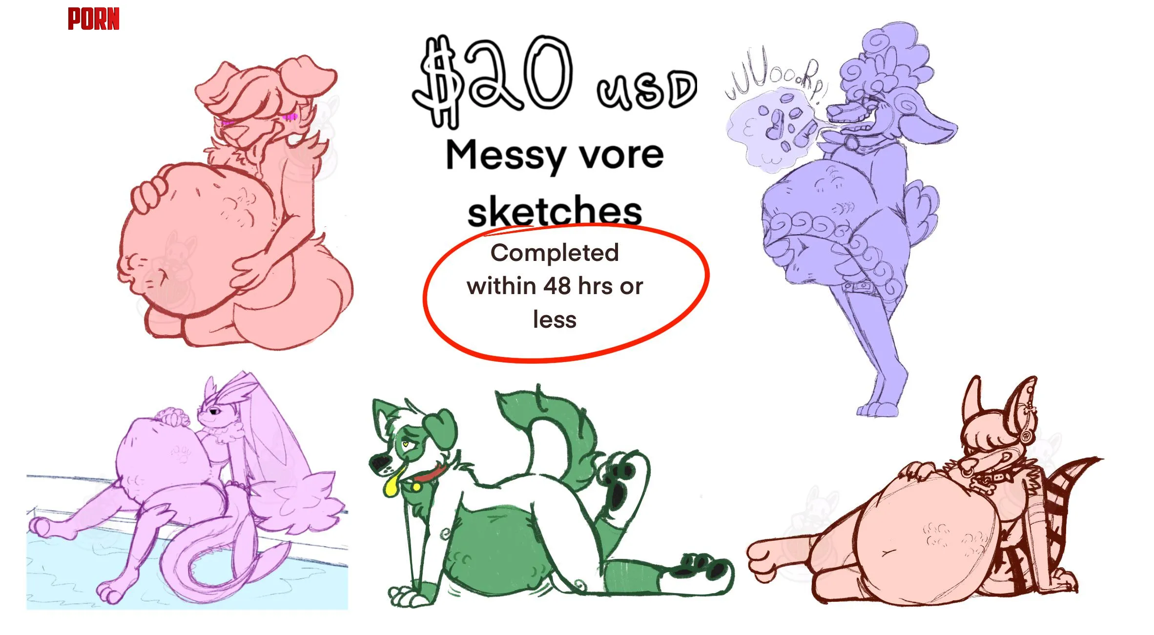 Image 20 RUSH VORE SKETCHES SqueakyCryptids by Mement0-Morii