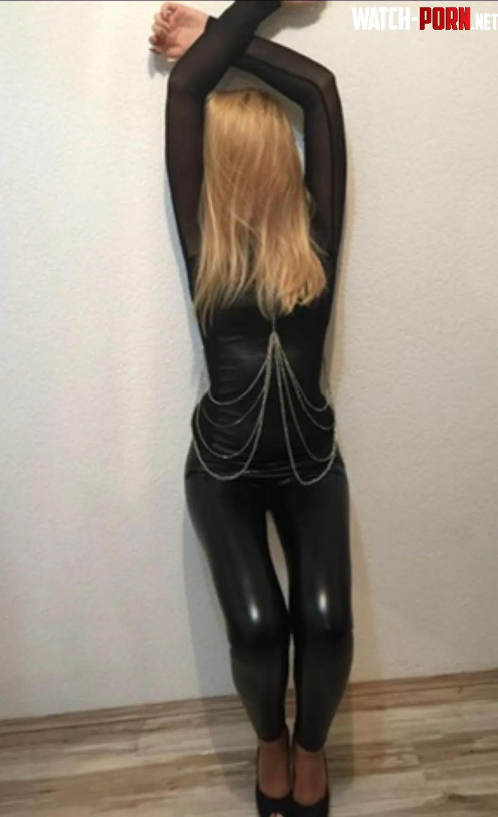 leather outfit by Sabine_heelsland