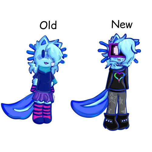 Thumbnail GlitchVaporeon Compares Sol's Old and Current Designs in the Furry World