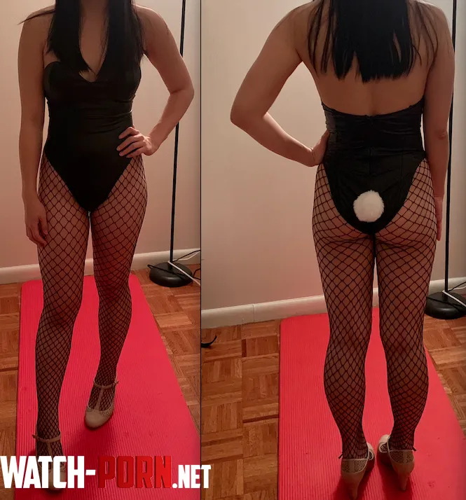 Asian bunny girl front and back by masteroftheslut