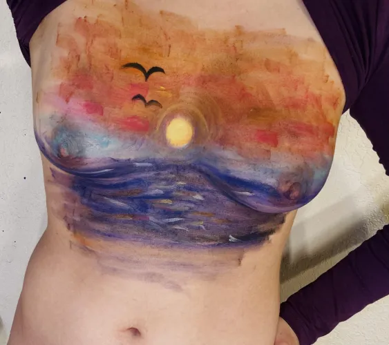 Thumbnail Creative Body Art Fun by artsyelly | Nude_Selfie Category
