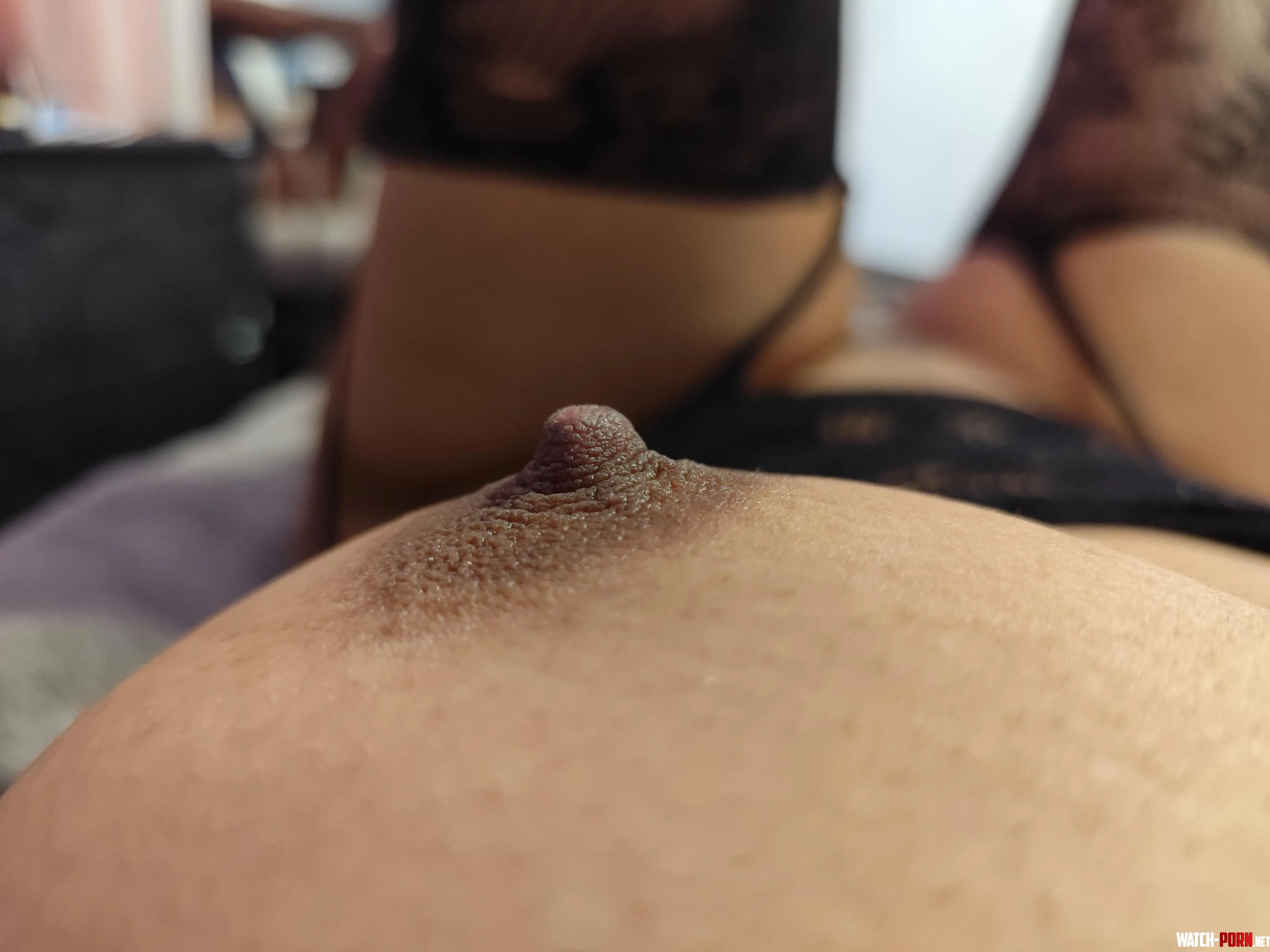 My nipple is hard this night  by Chicah0rny