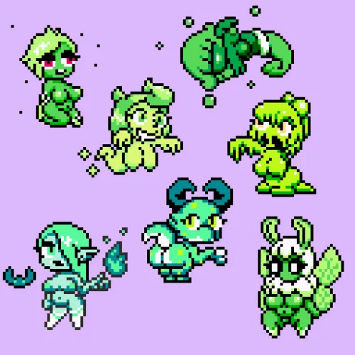 Thumbnail A Lil Green Pixel Art by ClinicallyArtistic22 | PixelArtNSFW