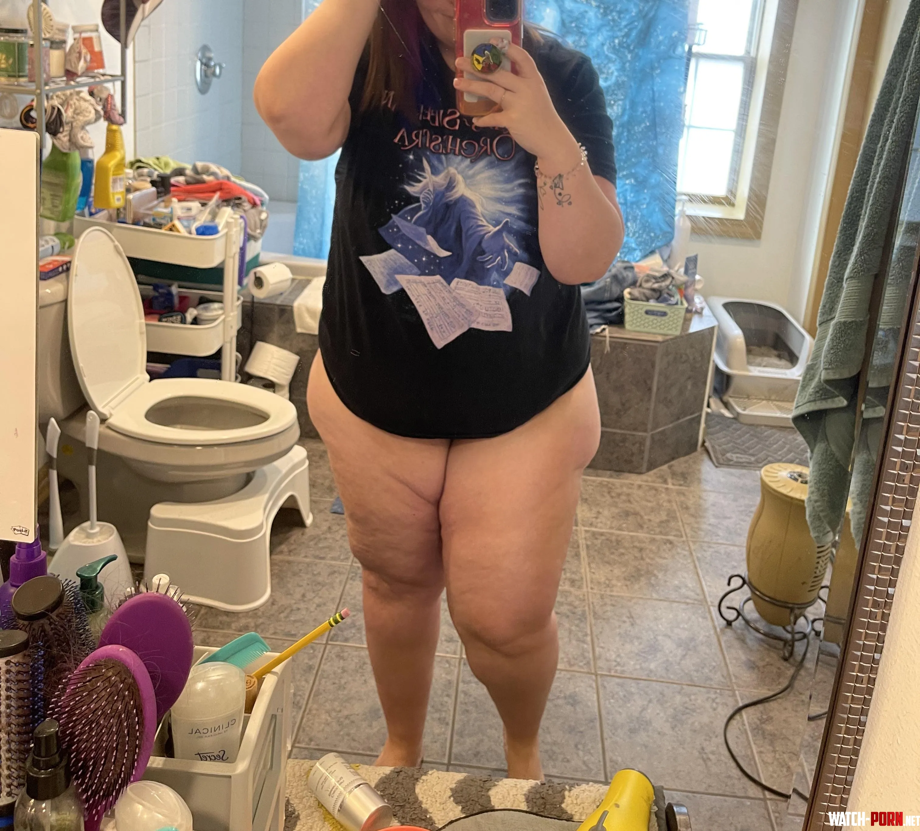 When she has those thick thighs and hips I love grabbing onto those fucking her doggy Couples and women to the front for inbox by MrBaconShot