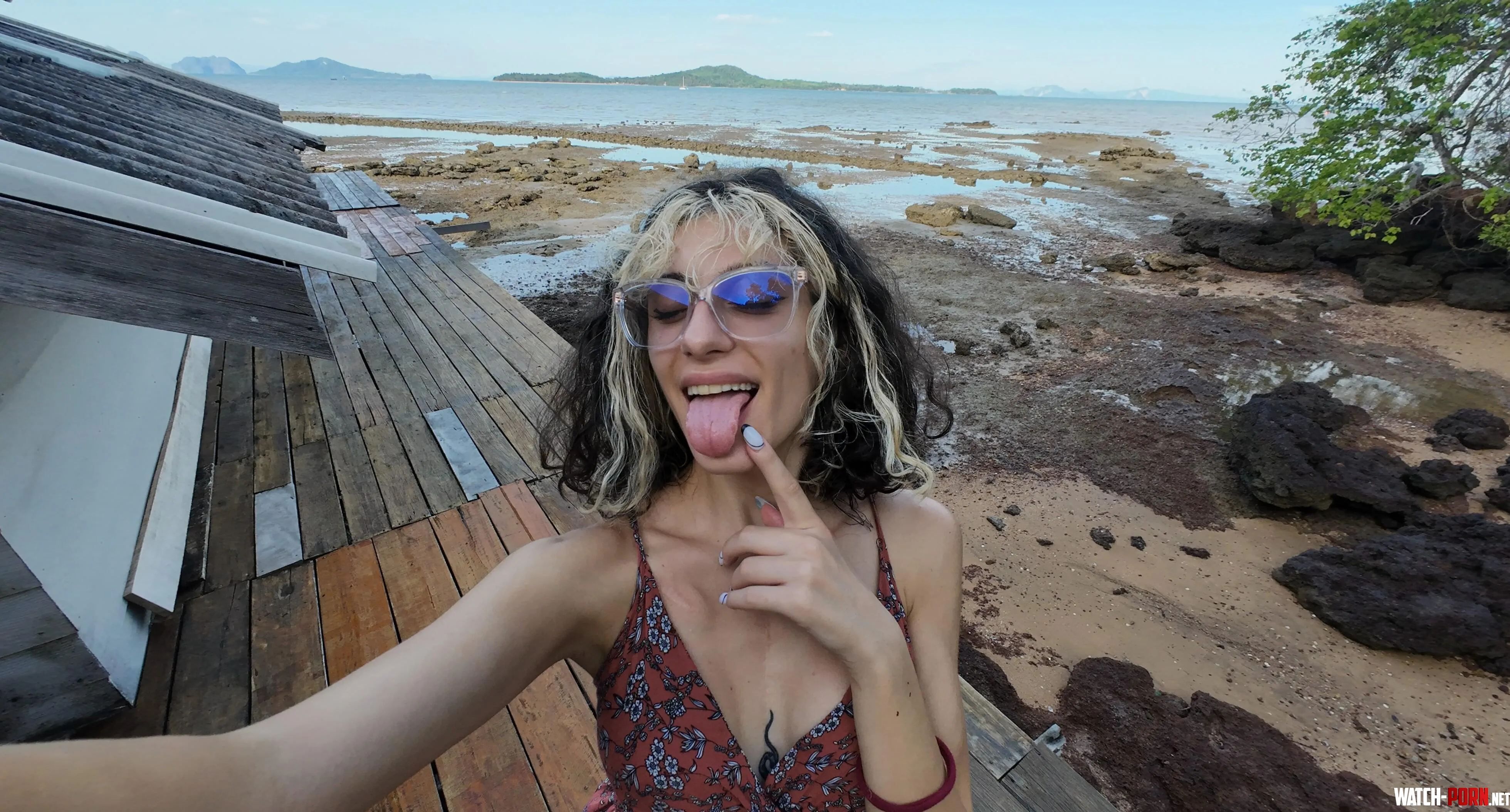 Brunette boobs bikinis and beaches by Rexi_Stone