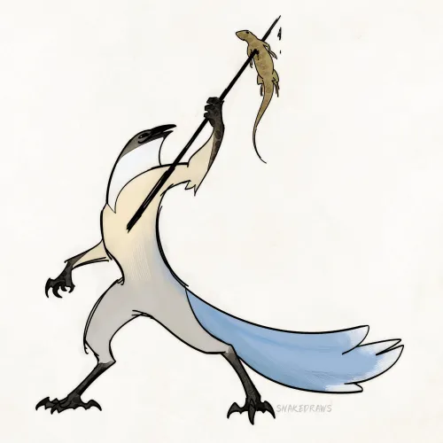 Thumbnail Azurewinged Magpie OC: Small_snake's Furry Creation