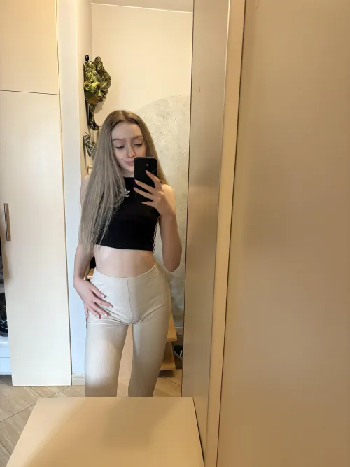 Thumbnail Perfect Black Top Perfection by CrazyGoldenSiren | croptopgirls Category