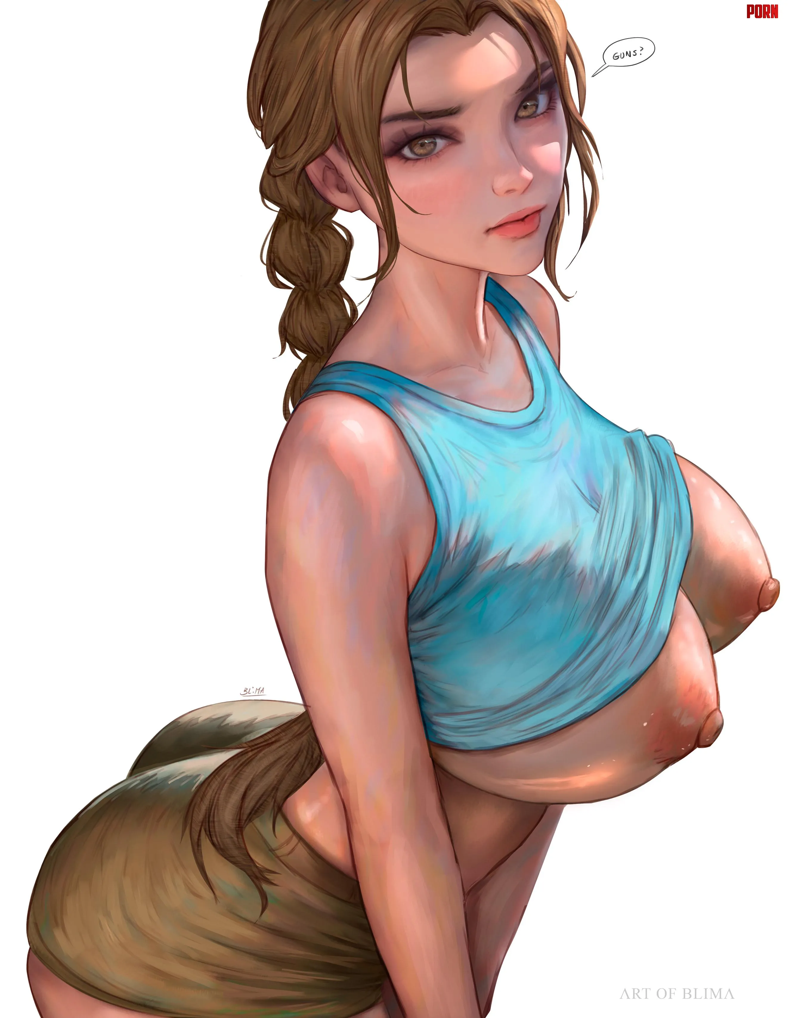 Lara Crofts Guns Blimax Tomb Raider by Bazaarthrone