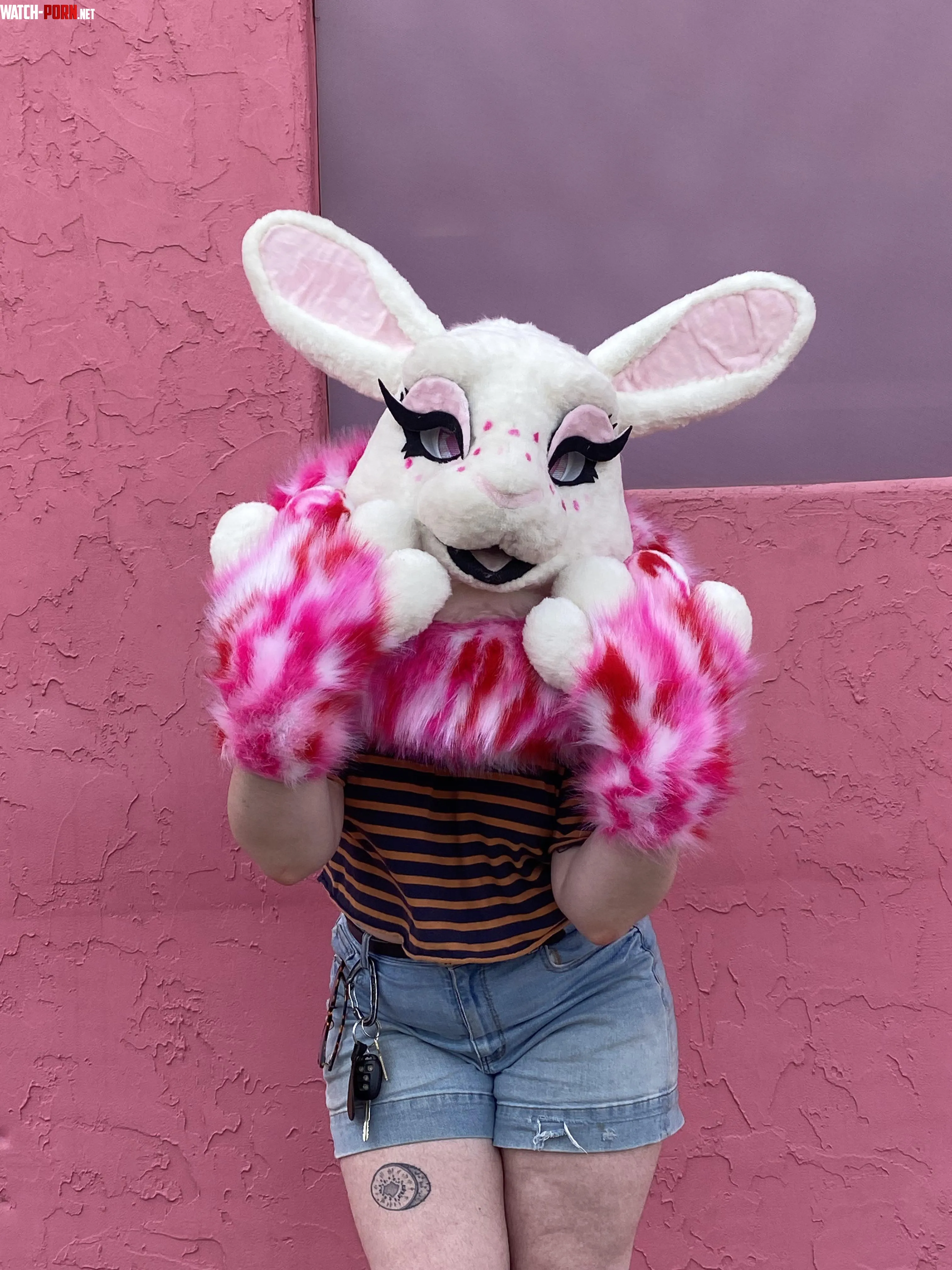 You see her walking down the street What do you do Fursuit by me by unweildyshiba