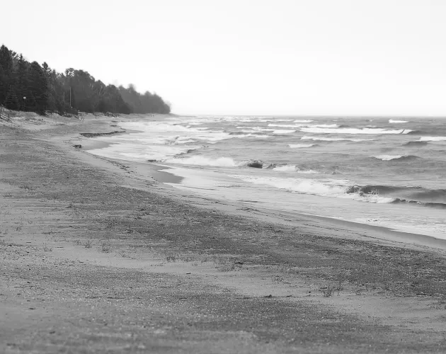 Thumbnail Raw Spring Walk at Lily Bay by doorcountycentry | Beach