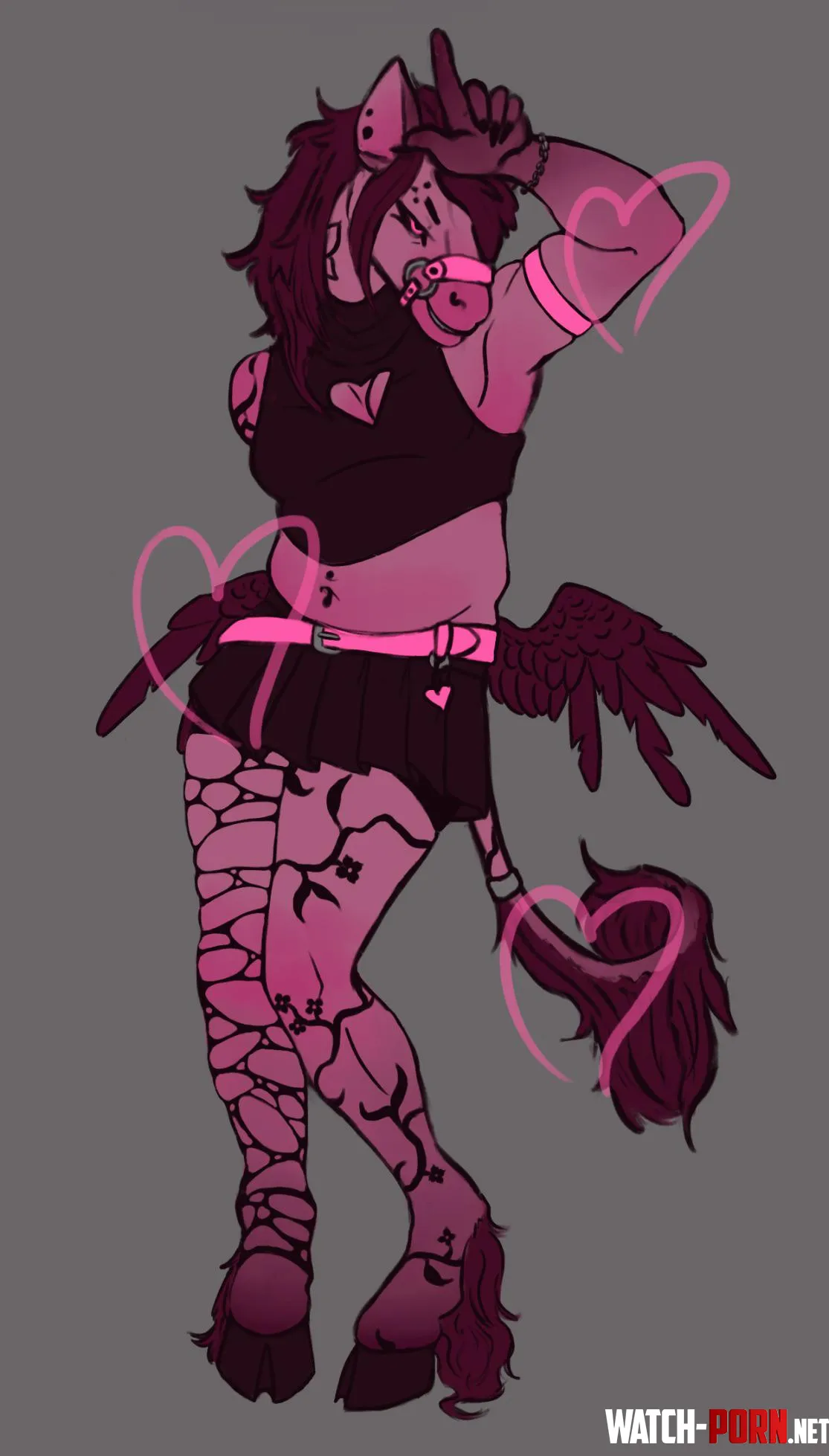 AltPegasus Adopt by ClownHoundCreations-
