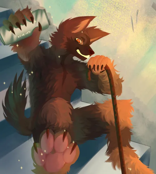 Thumbnail Delightful Doggo Beans - A Furry Creation by xenne_ive