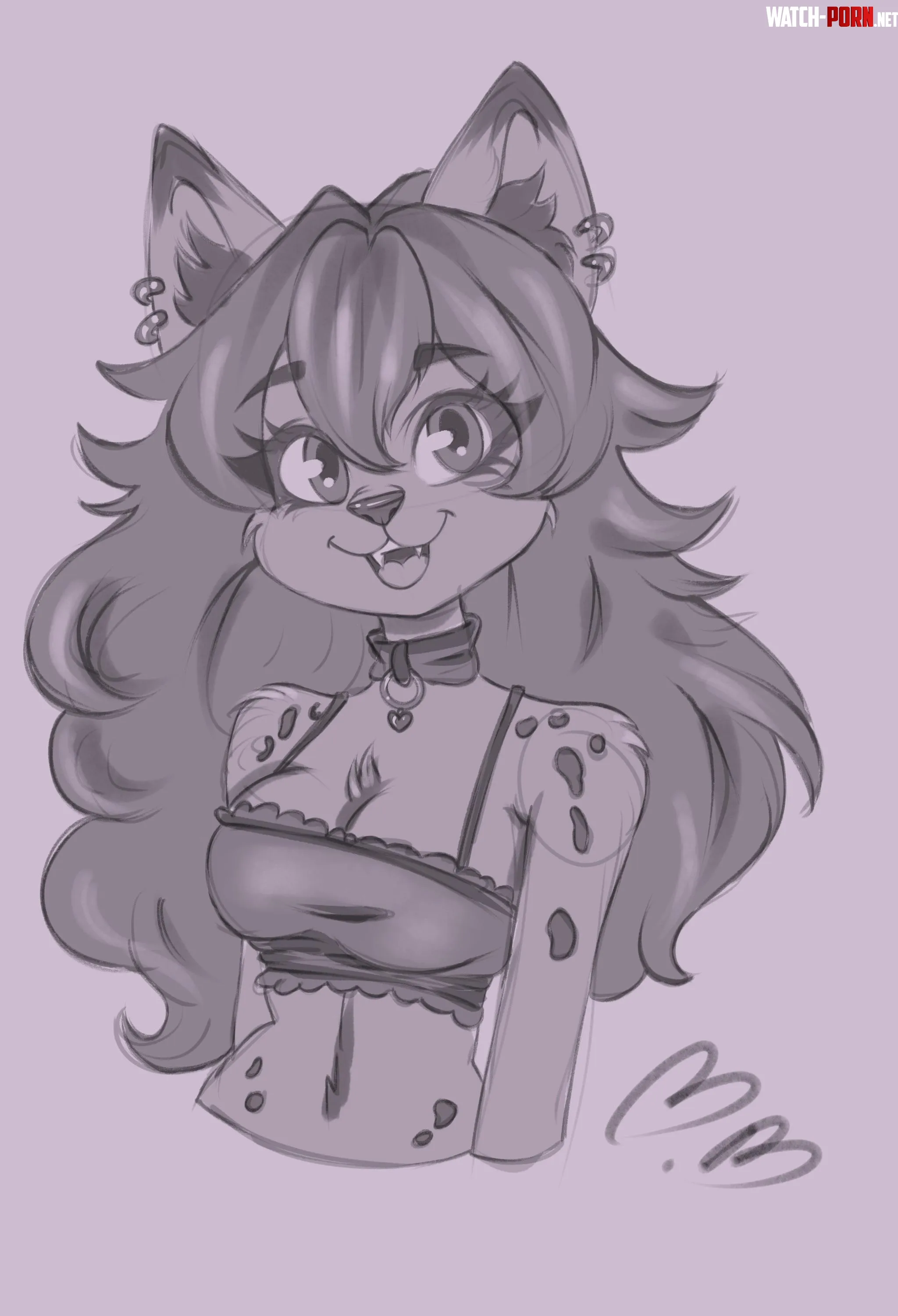 Ive been trying to sketch everyday  this one was more of a cute style vs my last by Thee_morgue