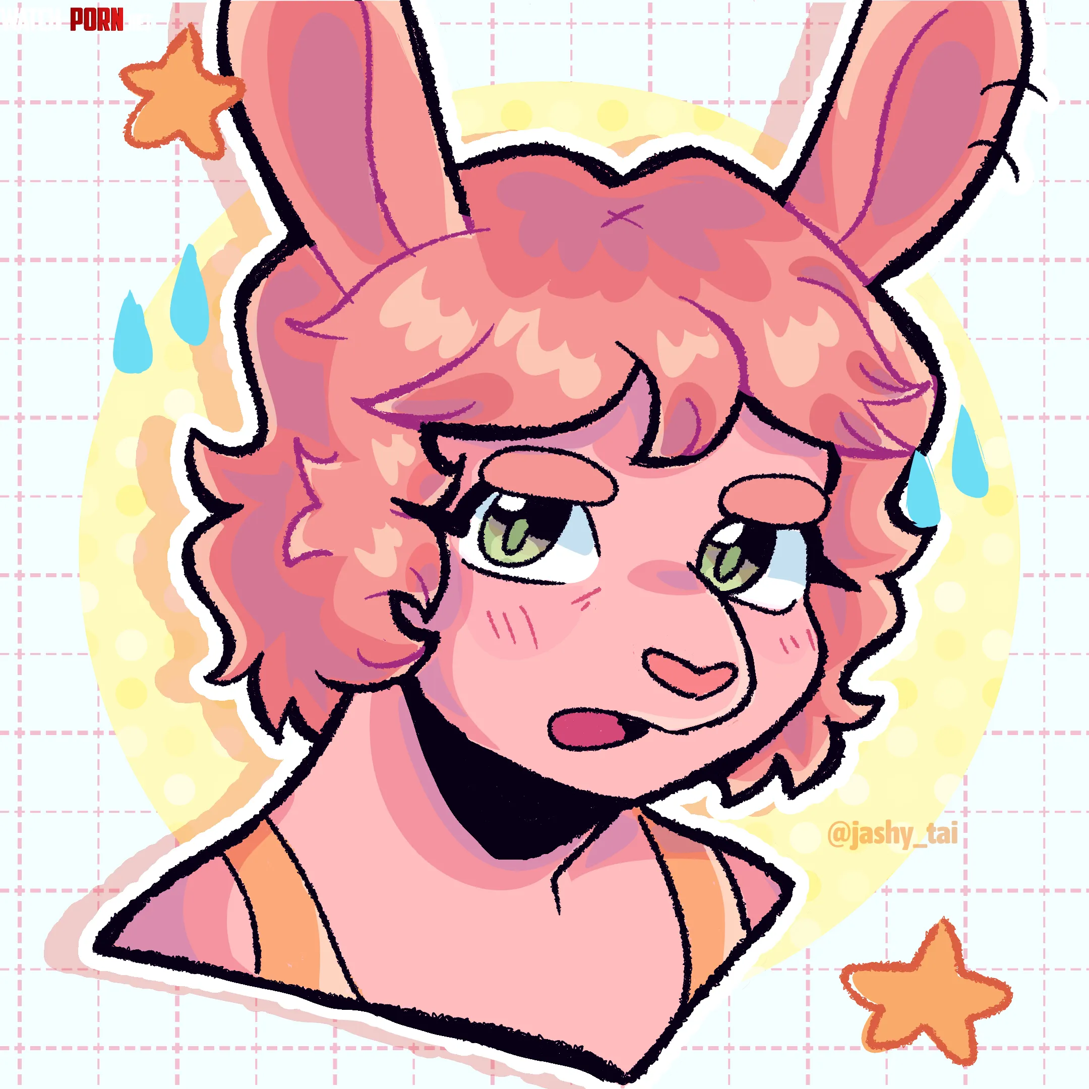 he is upset  art by me by jashyart