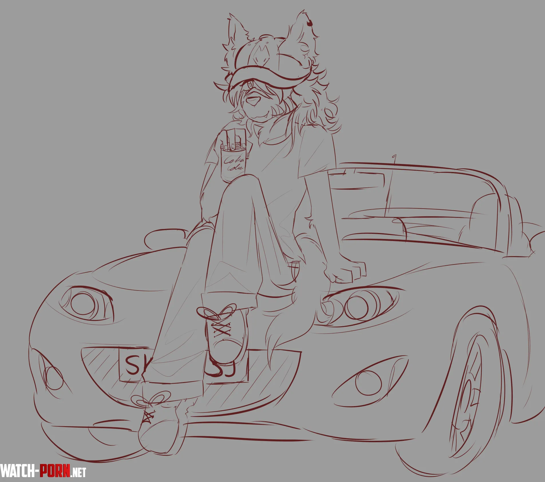 sketch for my bf by sunnyflowwers