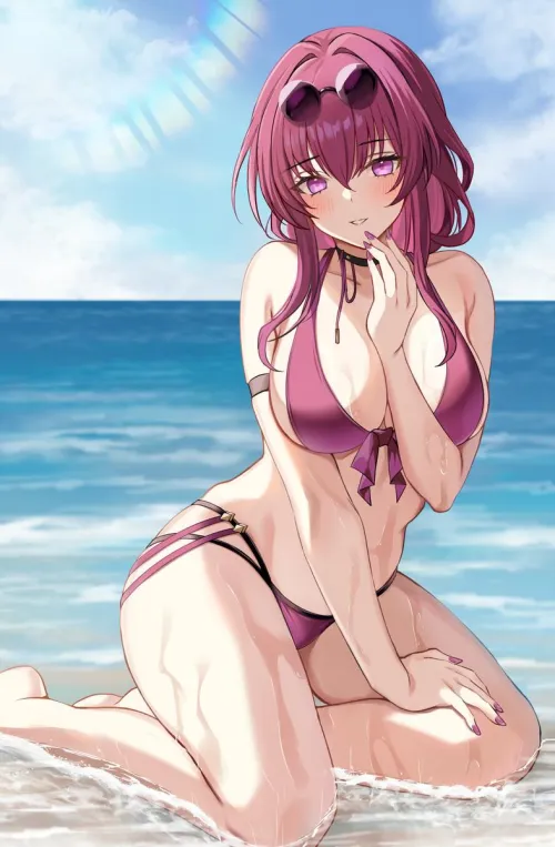 Thumbnail Kafka Bikini: Dive into Ecchi Fashion Fun with AnimeChan39 | ecchi