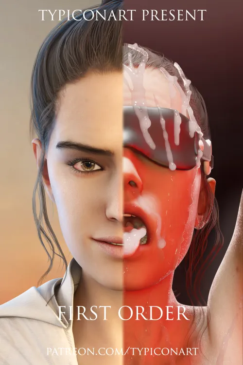 Thumbnail Typiconart's Unique Take on Rey in Raunchy Comic Poster