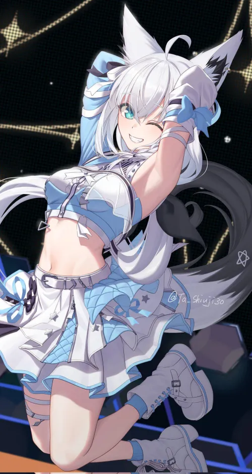 Thumbnail Unveiling the Talents of Shirakami Fubuki from Hololive | sugarcrushb