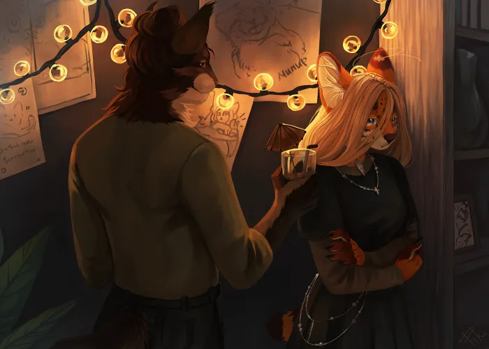 Thumbnail AU Acquaintance Art - Dive into Furry Realms with FikaNori