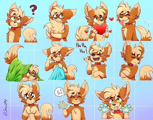 Thumbnail Commissioning Telegram Stickers: ShiroAngel15's Art Insight | furry
