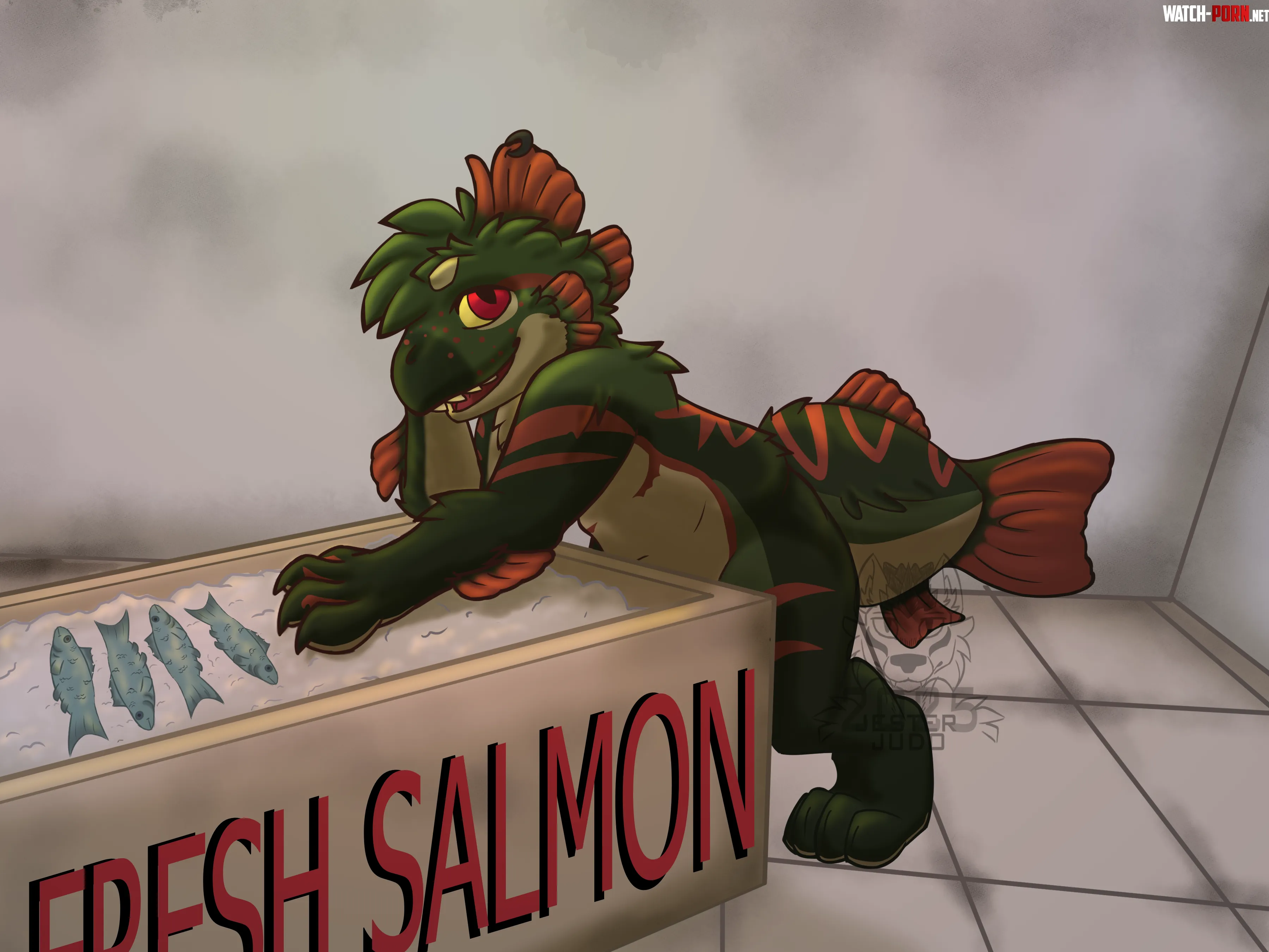 Birthday gift art by me  by JunkDragonfly