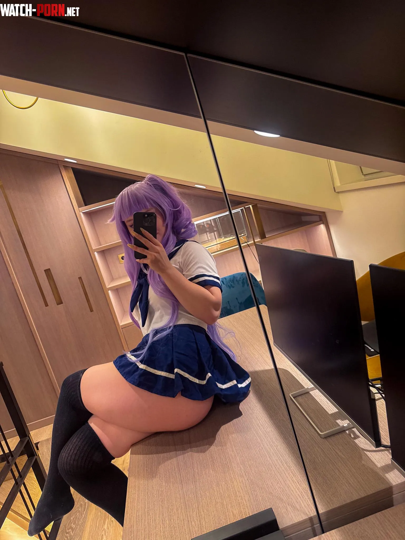 Japanese school girl by Luna by LunarLust1
