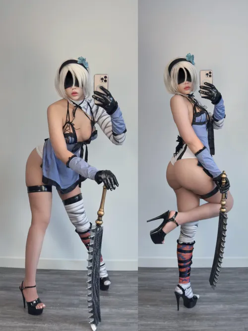Thumbnail The Stunning 2B by strawbunnix: A Must-See Cosplay Experience