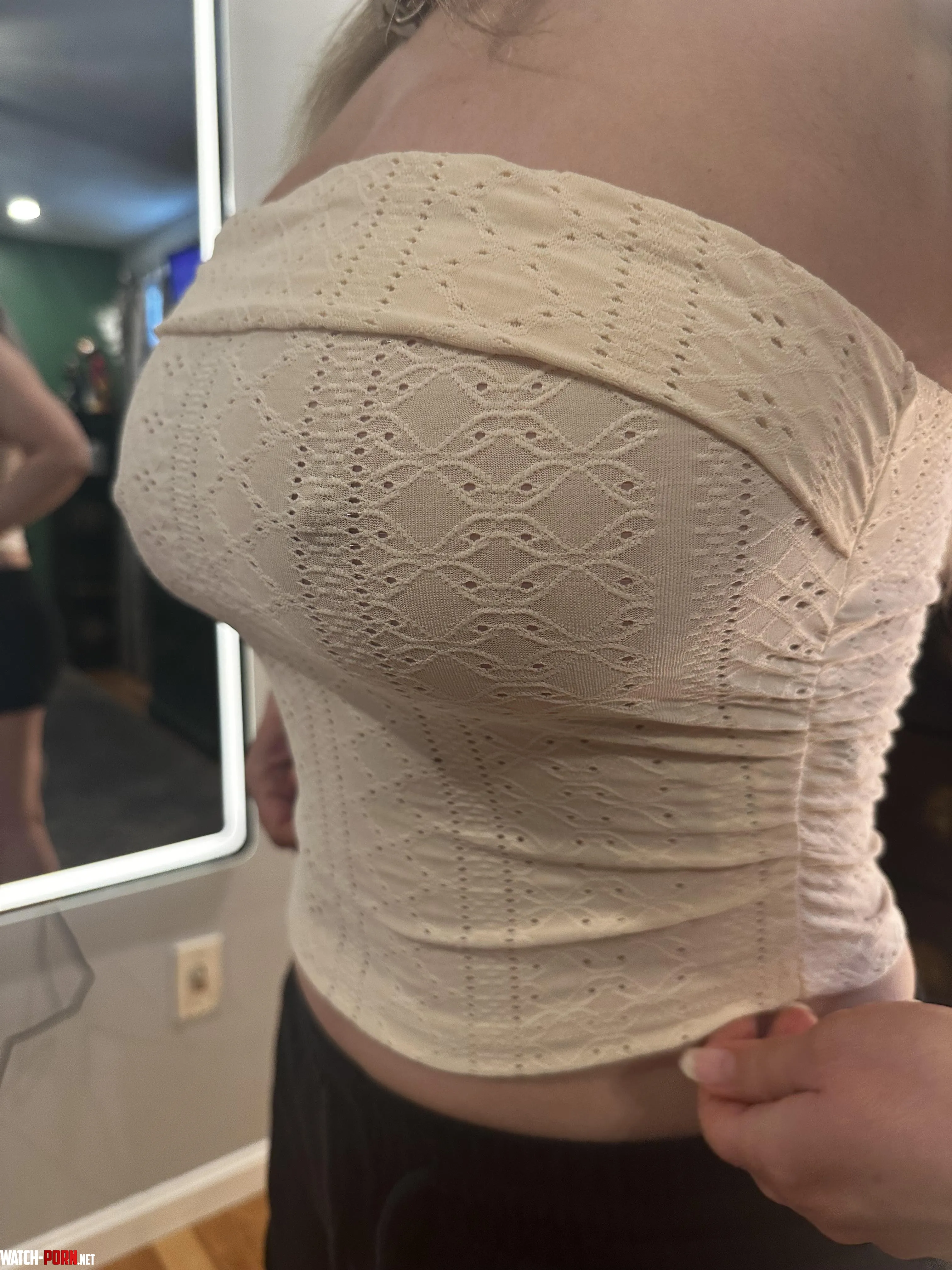 Wifeys tube top getting tight by ThorvsL0ki