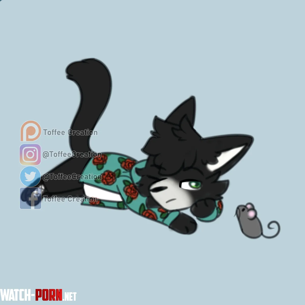 A lazy cat by ToffeeCreation