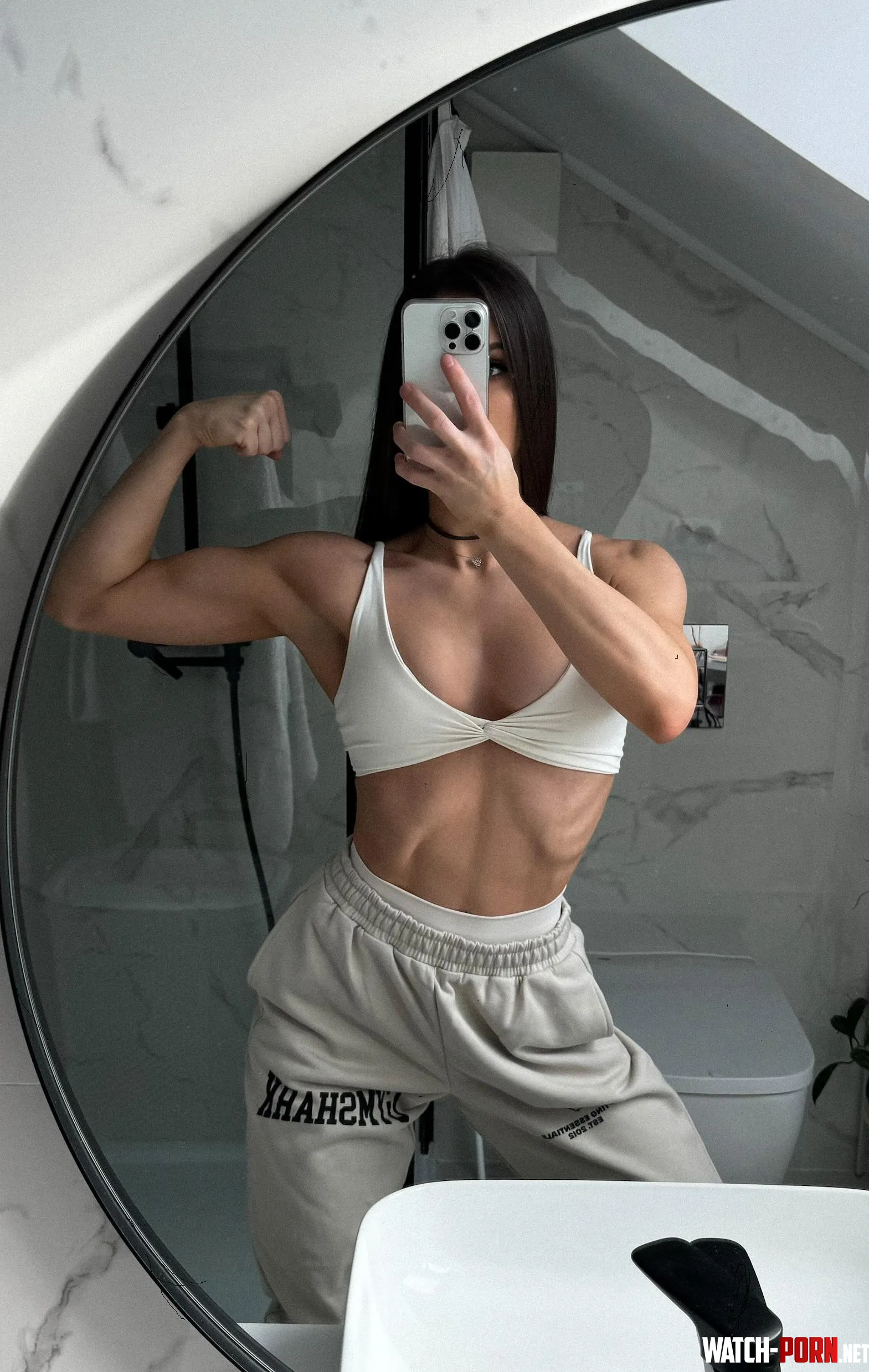 gym girl in top by fitxloverx