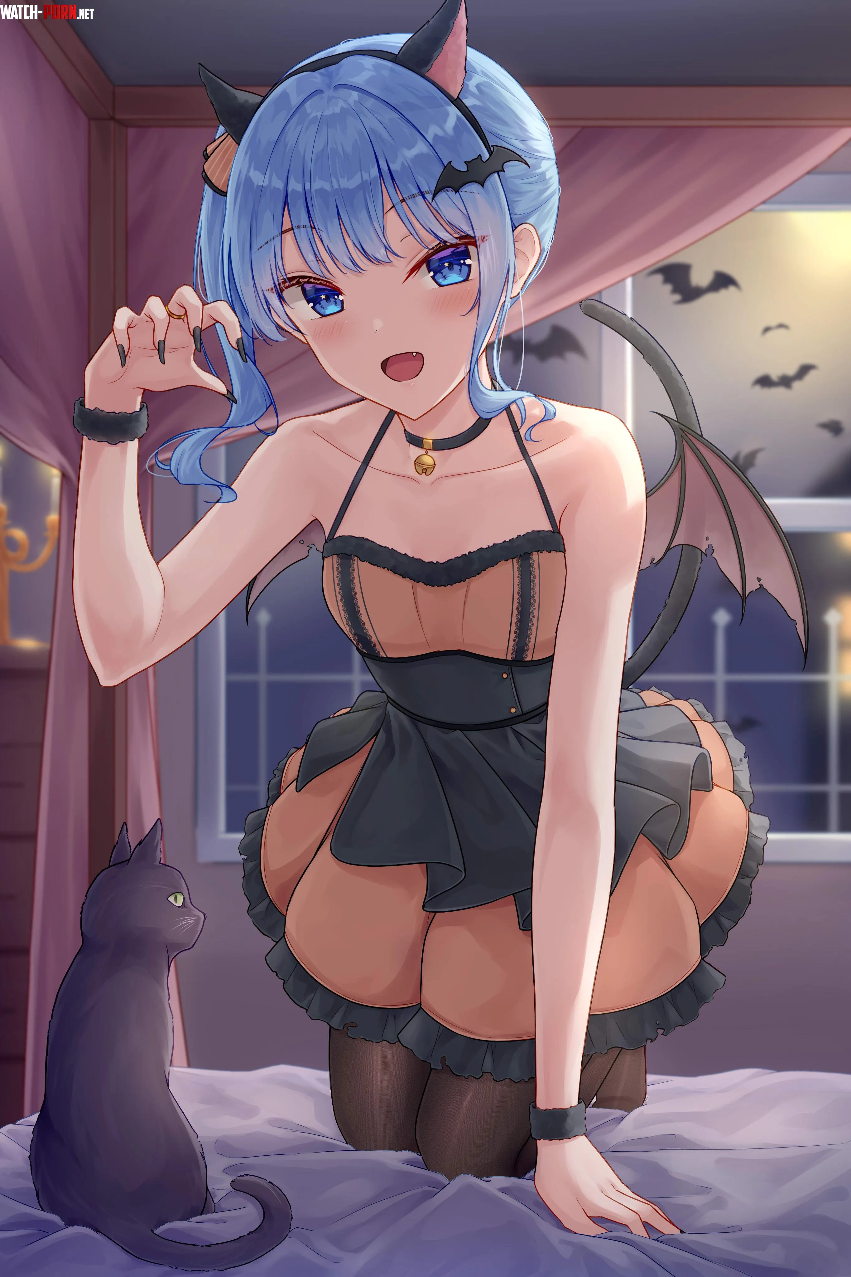 Succubus Suisei Rieatco Hololive by sugarcrushb